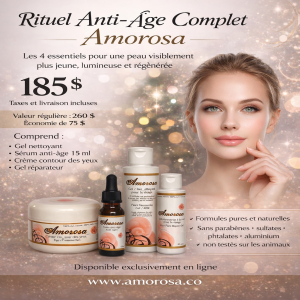 Offre spéciale Rituel Anti-Âge Complet Amorosa